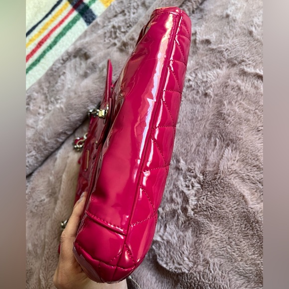 Coach Pink Quilted Shoulder Bag with turn-lock pocket - Picture 5 of 16